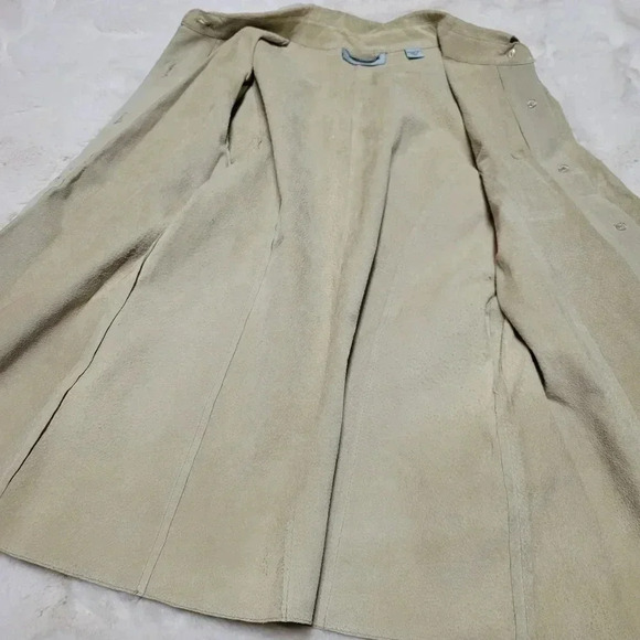 100% Genuine Leather Marsh Landing Women's Suede Shirt Jacket Coat Button Up M - Picture 3 of 11